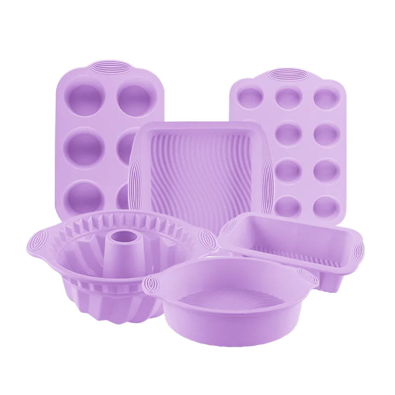 Nonstick Oven Trays Bakeware Set Cake Tools Cookie Mold Silicone Baking Pan Silicone Cake Mold For Baking