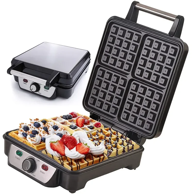 8 in 1 Detachable Plates electric mini waffle maker grill and sandwich maker