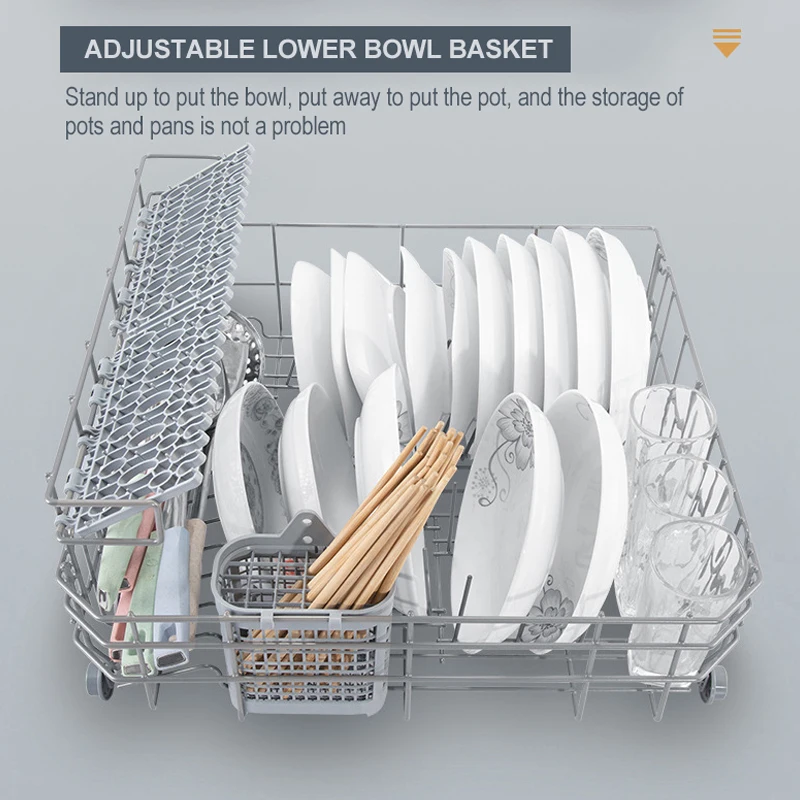 12 Sets Of Built-in Dishwashers Large Capacity Stainless Steel Intelligent Automatic Disinfection Drying Drawer Dish Washer OEM