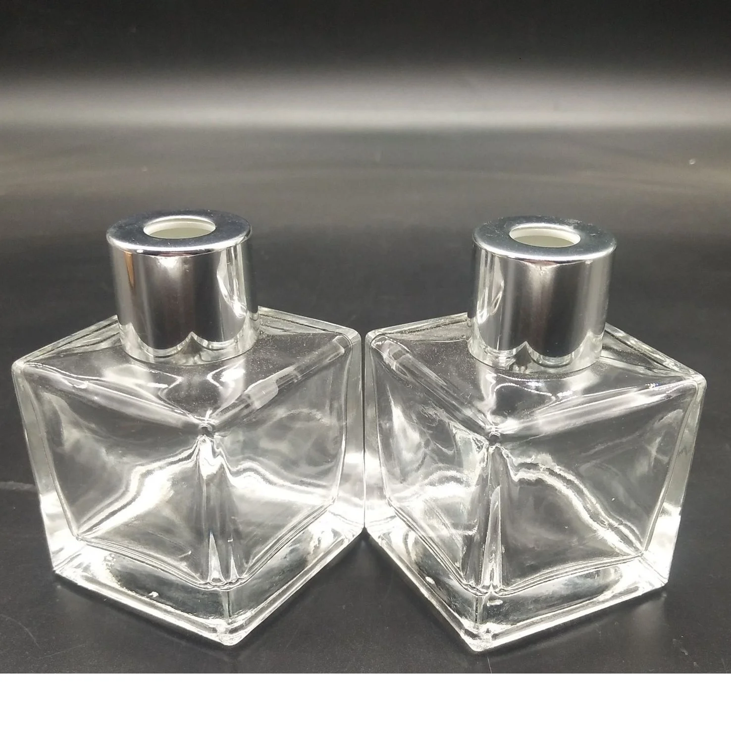 25ml Square Car Use Home Use Diffuser Glass Bottle Fragrance Glass Bottle Diffuser Glass Jar