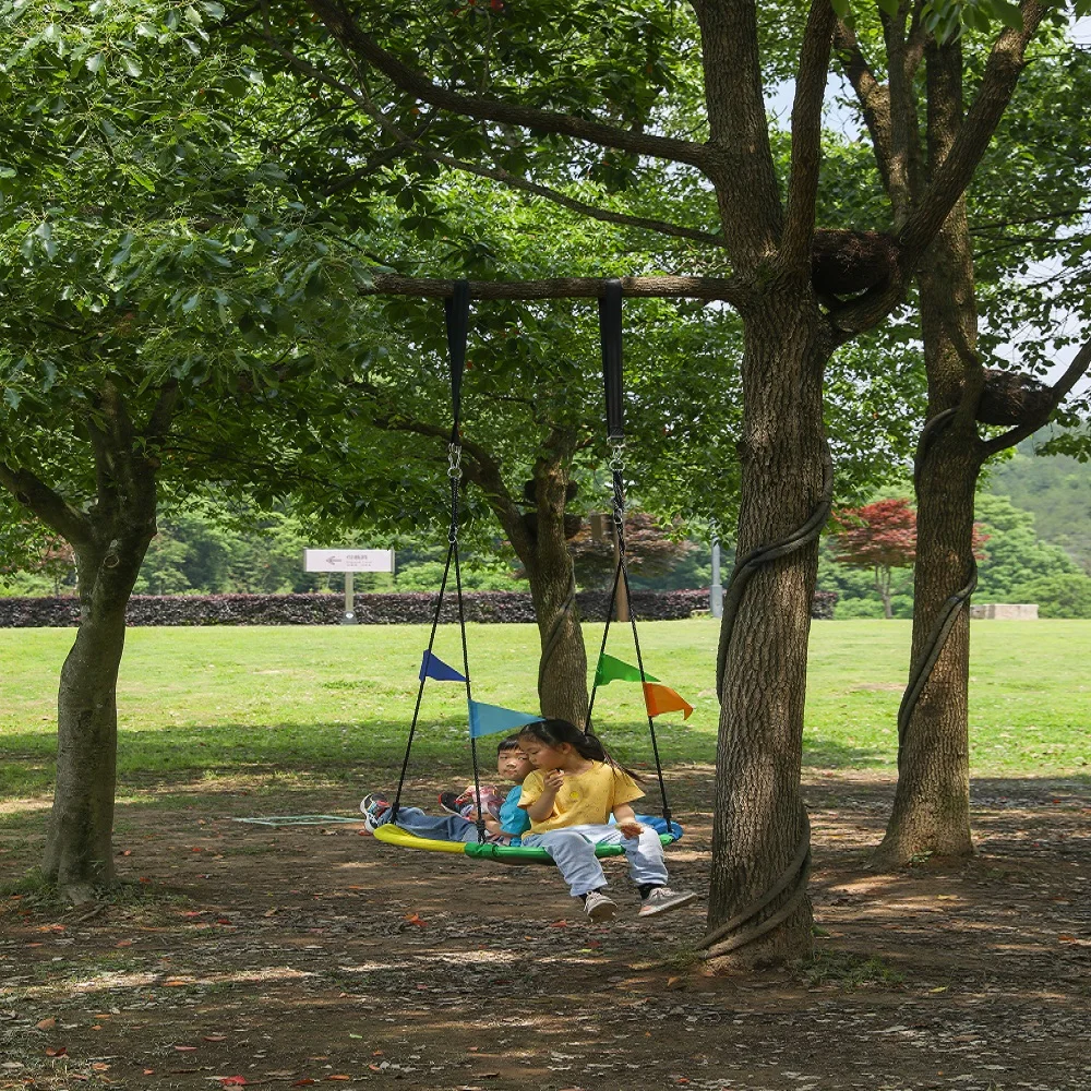 ZOSHINE manufacture customized hammock swing outdoor	garden swing colorful safe saucer kids swings and slide
