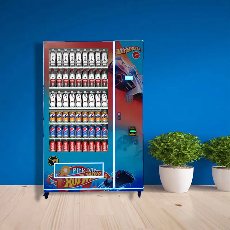 Customized High-Quality Water Sell Vending Machine Large Capacity Vending Machine Card Reader For Sale
