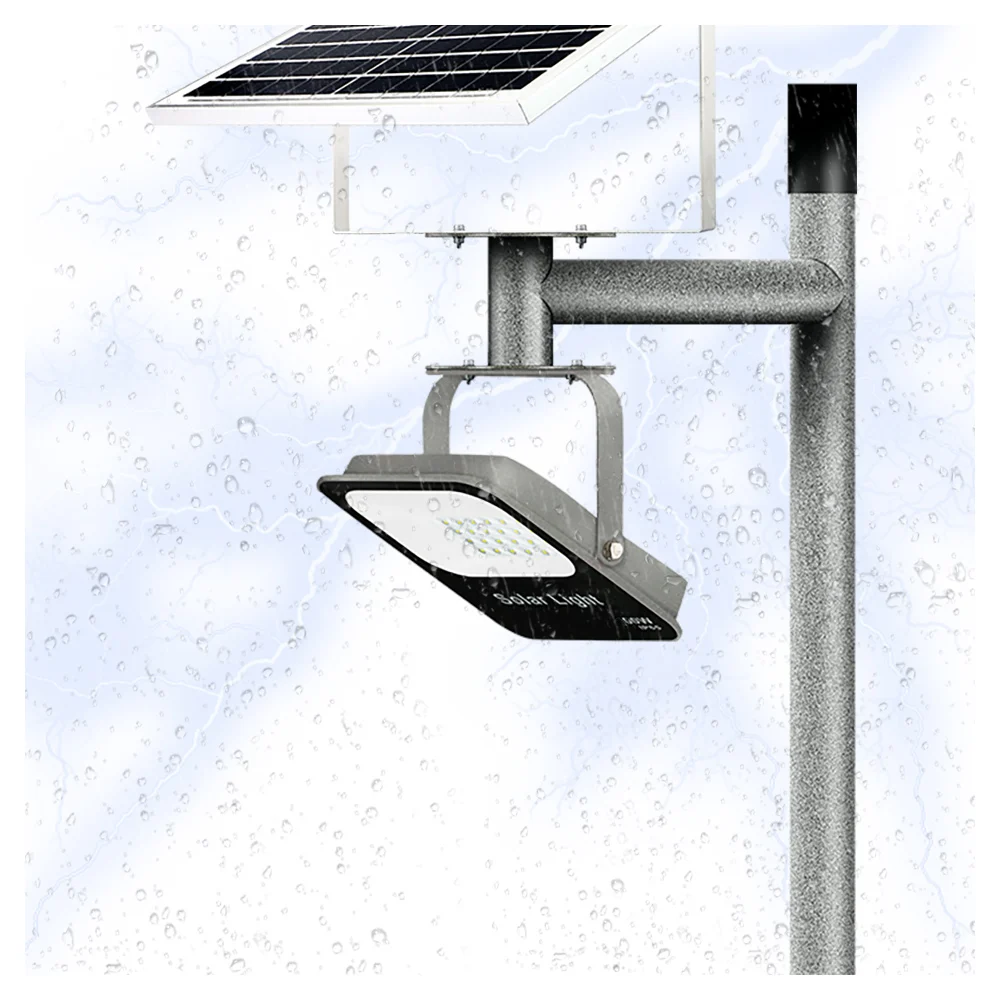 KCD High Lumen Energy Saving Wall Solar Led Outdoor Light Waterproof Led Solar Flood Light