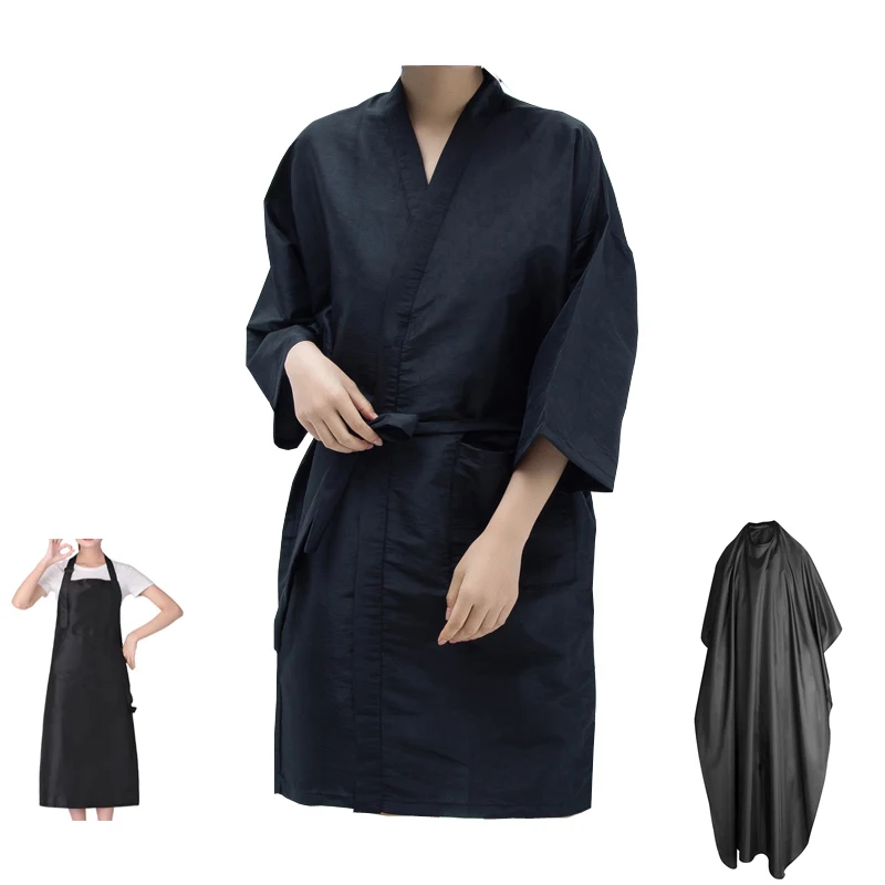 Salon Barber Robes Longue Kimono Dress Cape Saloon Robe Women Abaya Robe Capes Waterproof