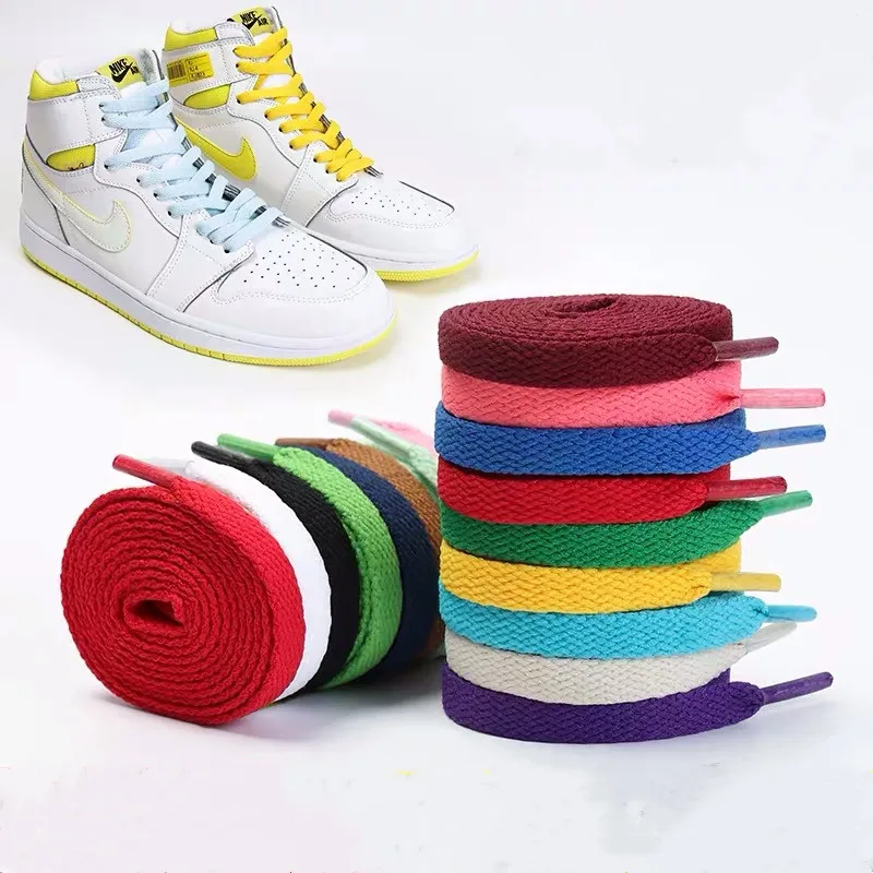 Заводские пользовательские шнурки, Персонализированные пустые цветные шнурки для обуви, шнурки наиболее подходящих цветов