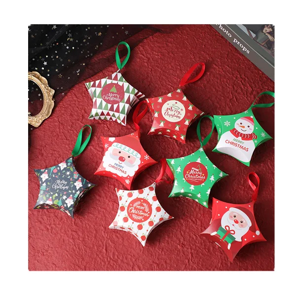 Factory Flower Chocolate Cookie Candy christmas boxes Popcorn Paper christmas box