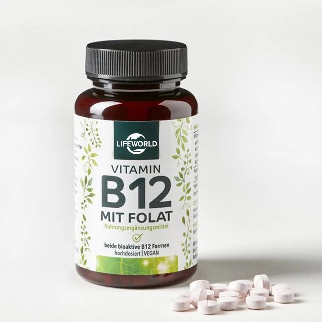 OEM/ODM Healthcare Vitamin b12 Extract Supplements Bulk Dietary Supplement Vitamin b12 Vegan Tablet