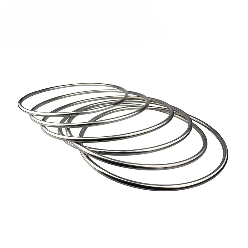 thicken Six Connected Rings Kit 6 hollow pipe Linking Rings with Magnet Steel Pipe Diameter 31cm Street Magic Tricks Magie Props