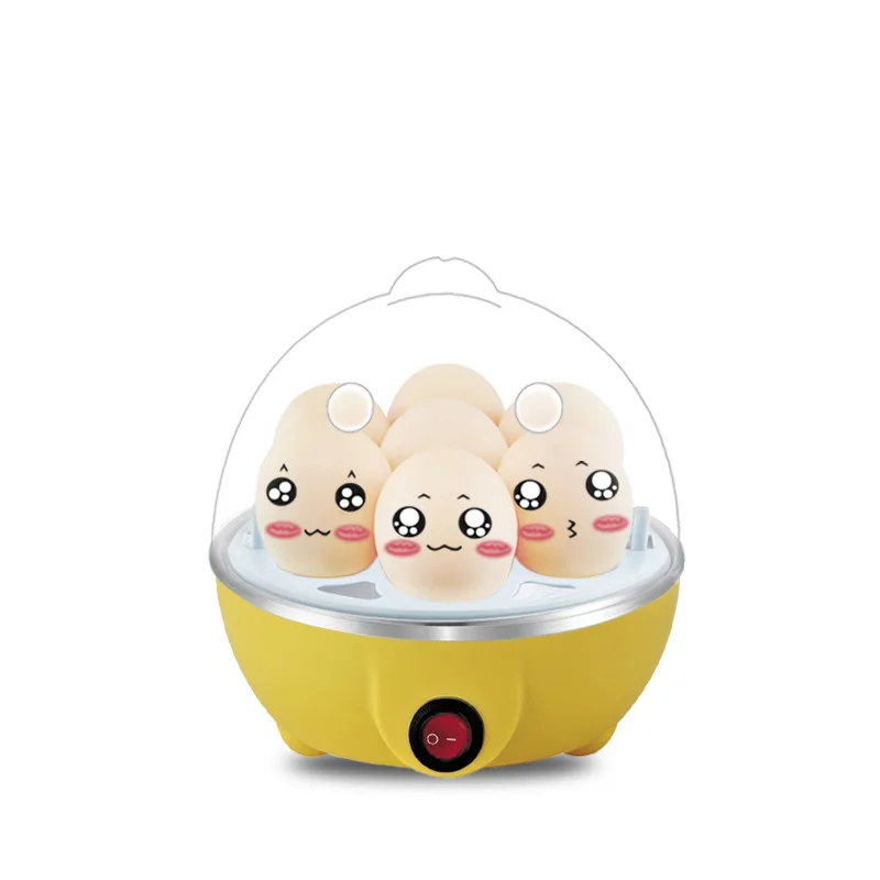 7 Egg Capacity Single layer Electric Egg Cooker for Hard Boiled Eggs with Auto Shut Off Feature