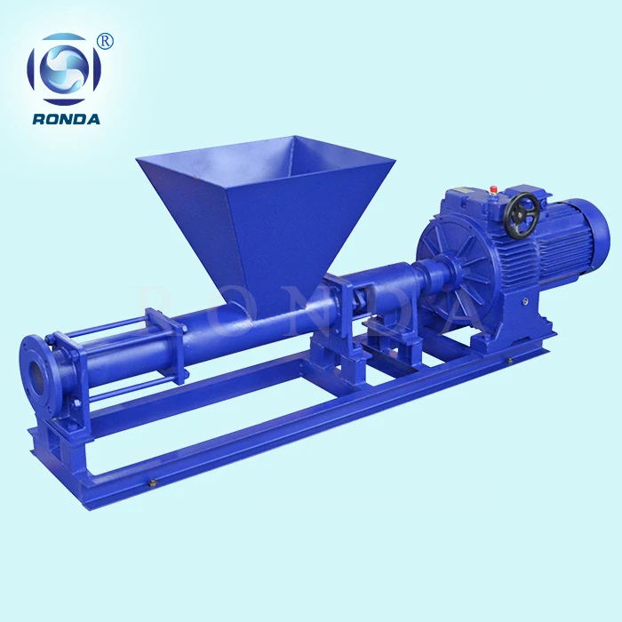 G type horizontal multipurpose electric mono screw pump for foodstuff, chemical, cream cosmetics, etc.