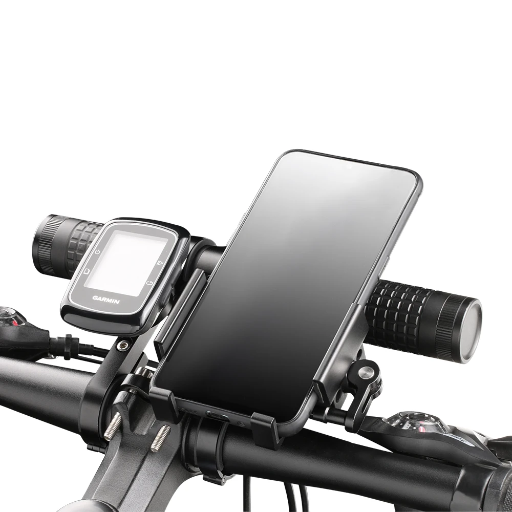 5-in-1 aluminum alloy bike expansion bracket Bicycle headlight multi-function bicycle mobile phone holder