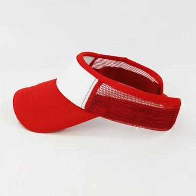 2024 козырьки оптовая продажа сублимационные солнцезащитные спортивные Бейсбольные шляпы регулируемые для