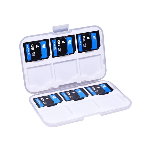 Multi-function memory card case for TF & SD holder