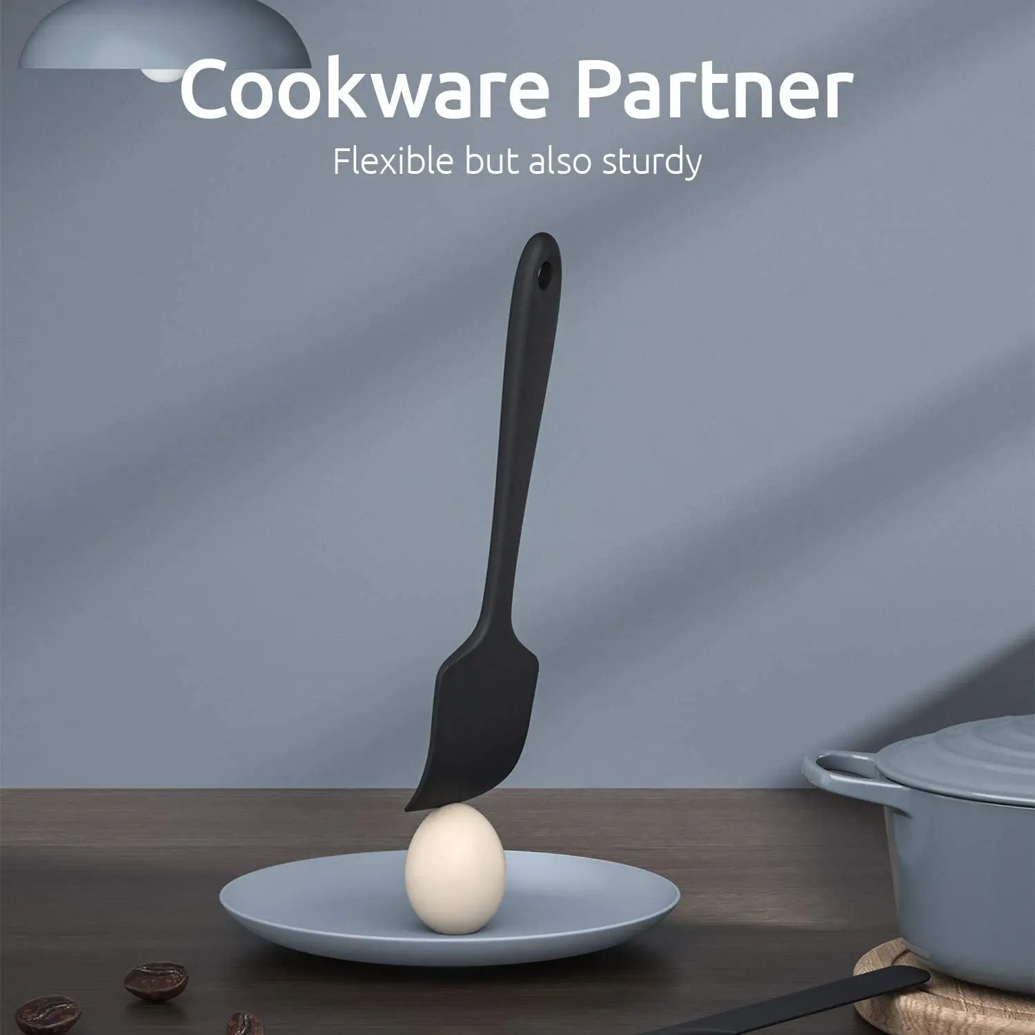 Factory Custom Silicone Spatula Set with 600 Degrees Fahrenheit Heat Resistant Kitchen Baking Set of 4 Silicone Spatula