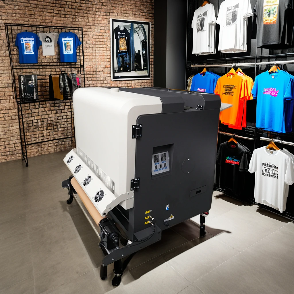 2023 Professional 60Cm Automatic Shaker Drying Machine To Working With 60Cm Dtf Printer Economy Shaker