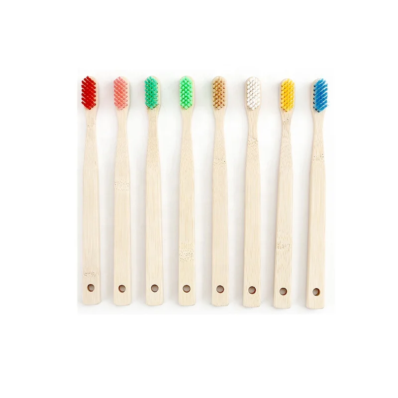 Tooth brush bamboo eco-friendly home&kitchen bamboo toothbrush for adult