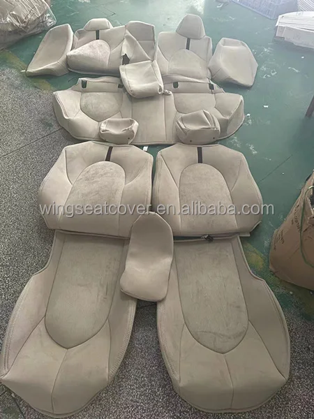 WING High Quality Durable PVC/PU Leather Custom Fit Simple Car Seat Covers For Toyota Camry 2018 2019 2022 2024
