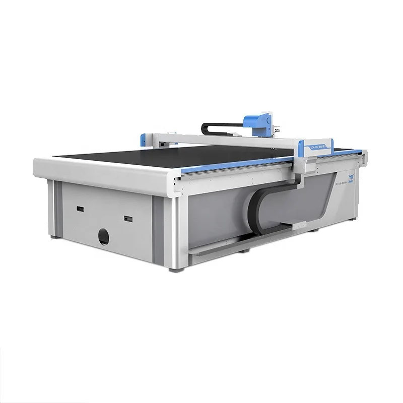 Jindex oscillating knife cutting textile cloth machine
