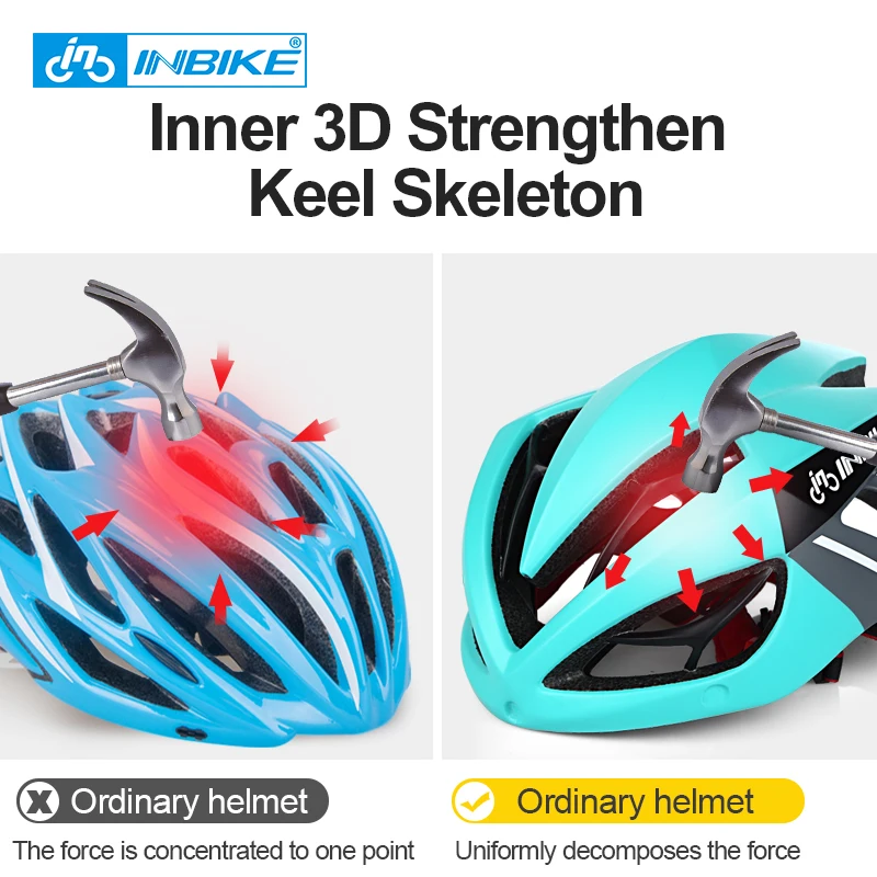  Удобные велосипедные шлемы INBIKE унисекс классные для горных велосипедов на