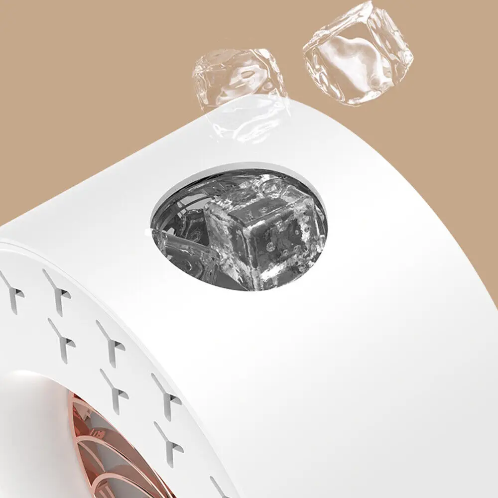 Mini Air Conditioner Humidifier Cooler USB Fan Portable Cooler Fan Night Light