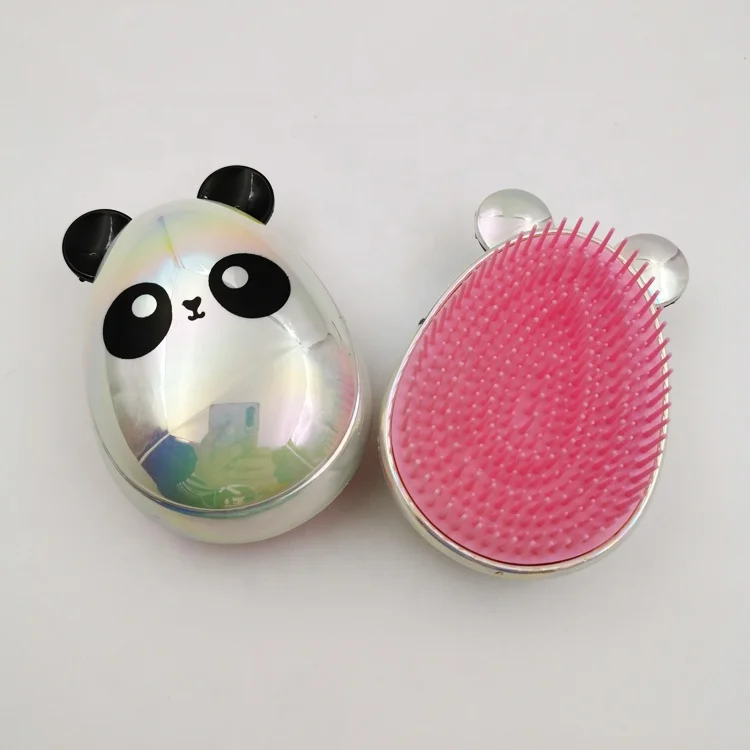 
Beian Factory Hot Sale Good Eco-friendly Quality Panda Kids Detangle Brush Comb 