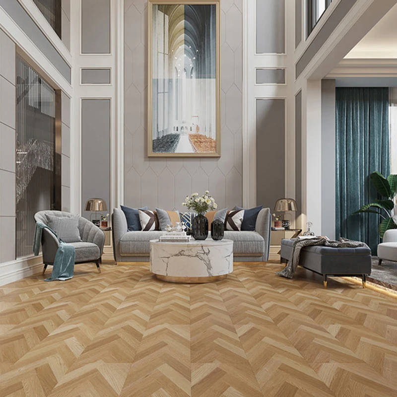 1.8mm Self-Adhesive PVC Hybrid Floor Tiles Fireproof Waterproof Vinyl Flooring Tiles Anti Slip Plastic Flooring