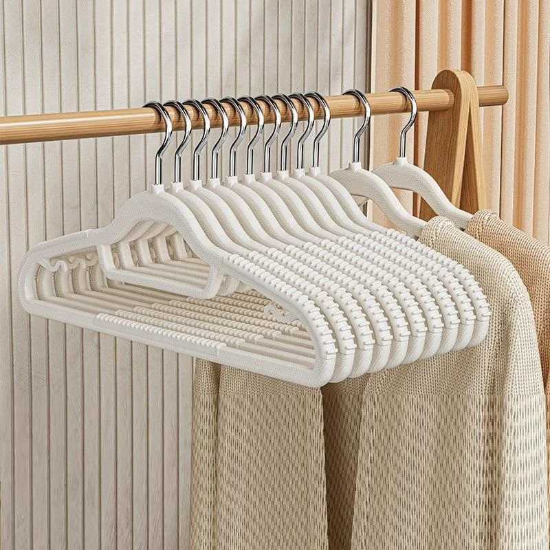 Ledol Multi-functional non-slip coat hanger to organize and store dry and wet dual-use trackless coat hanger