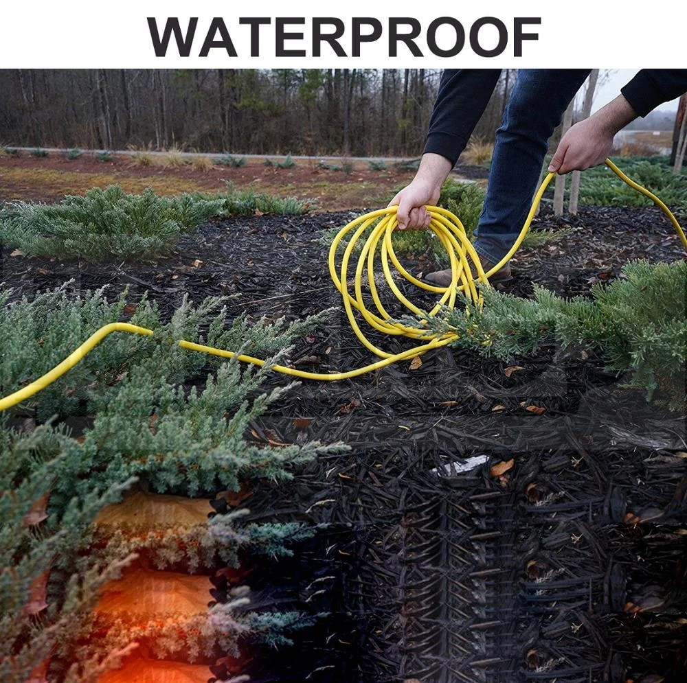 Multi Socket Extension Cord Power Retractable Electrical Outdoor 220v Heavy Duty Waterproof 14/3 100ft Home Appliance NEMA5-15P