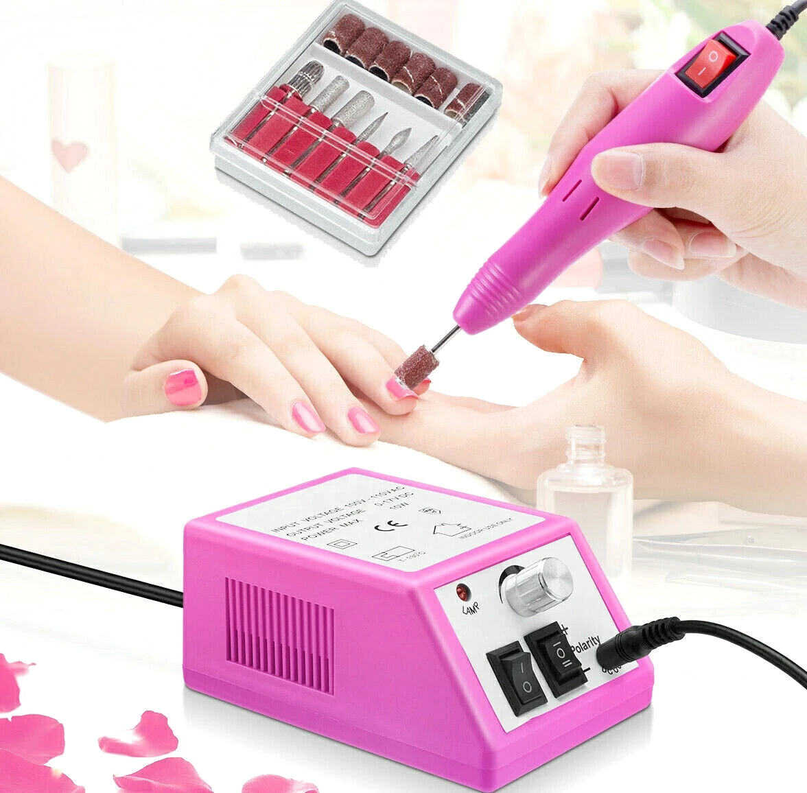 Factory Wholesale Profesional Carbide Bits Electric Manicure Set With 6 Dill Bits Set