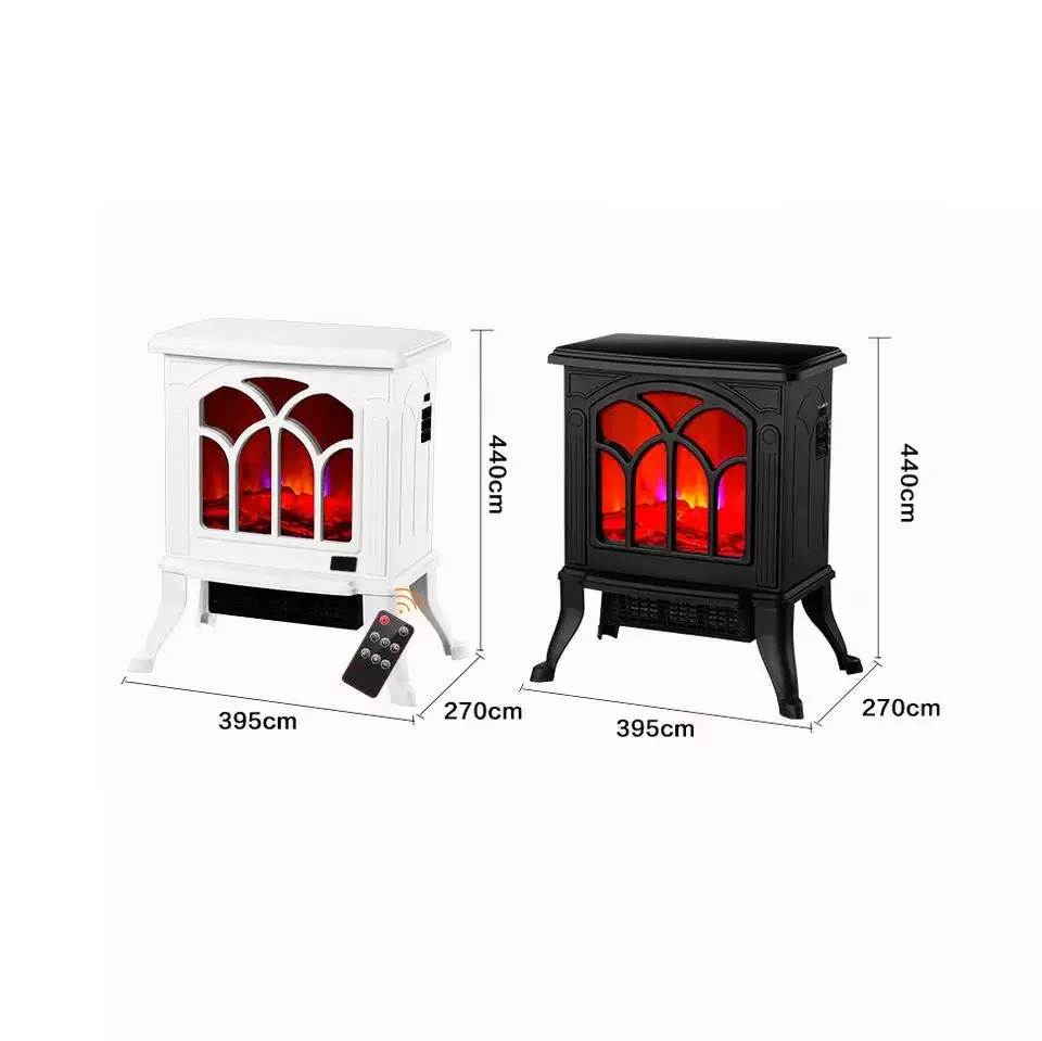 Electric fireplace heater household 3D simulation fire mountain heater bedroom bathroom small air conditioning hot fan