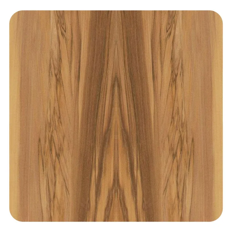 Factory Wholesale  0.55Mm Satin Walnut  Veneer Sheets Smoked  Face Veneer Red Gum Veneer Mdf  Panel