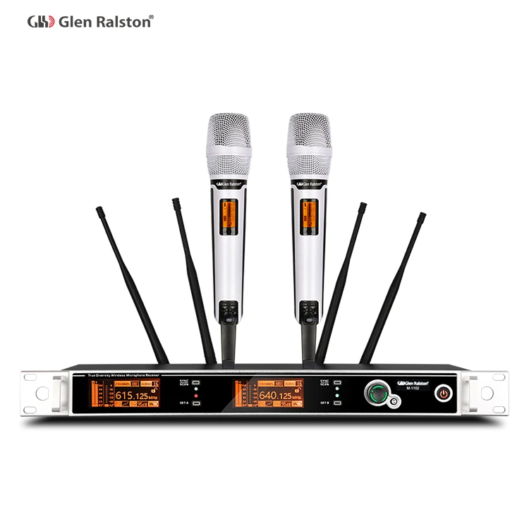 Glen Ralston  M-1102 long distance  wireless handheld microphone concert  microphone