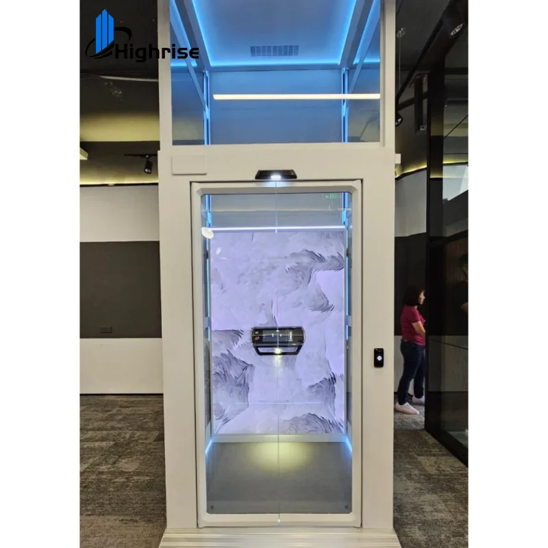 Closed shaft elevator lift for home/High quality hydraulic lift for home/home lift 6 person