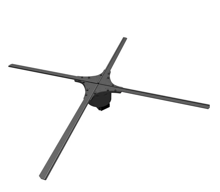 DSEELAB 2023 Dsee-65Q 4 лезвия 65 см 3d голографический вентилятор с голограммой 1024 * 1204px 65Q рекламный 3D-вентилятор невооруженным глазом