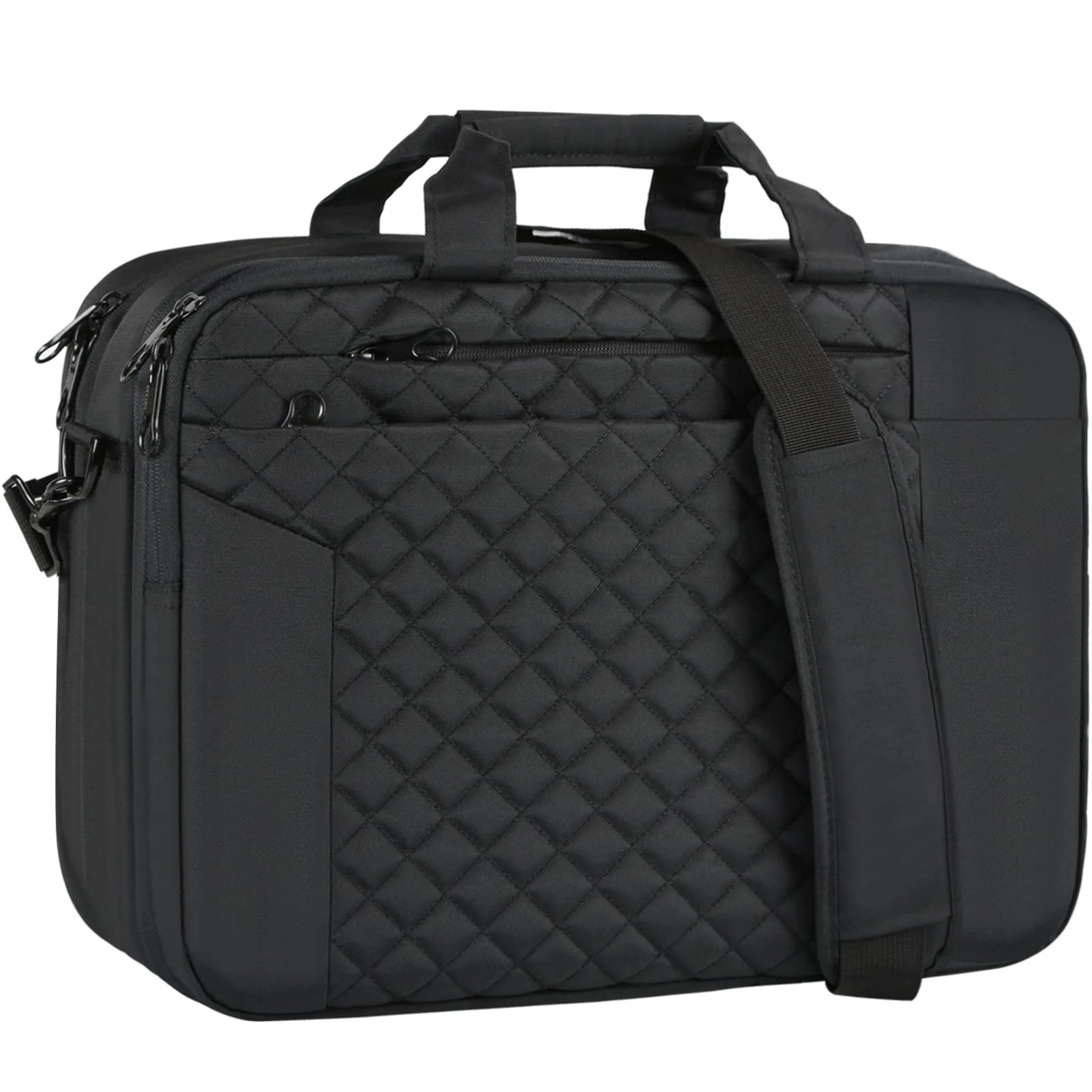Haoen Documents Briefcase Messenger Shoulder Bag For Women Business Office Travel