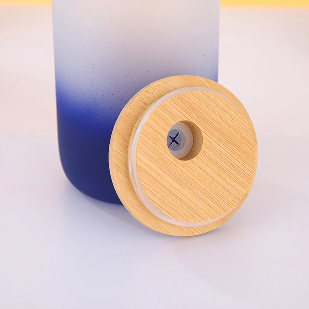 Frosted Clear Can Shaped Beer Glass Elegant Shaped Drinking Glasses Can Shaped Beer Glass 12oz 16oz Diy Blank Sublimation