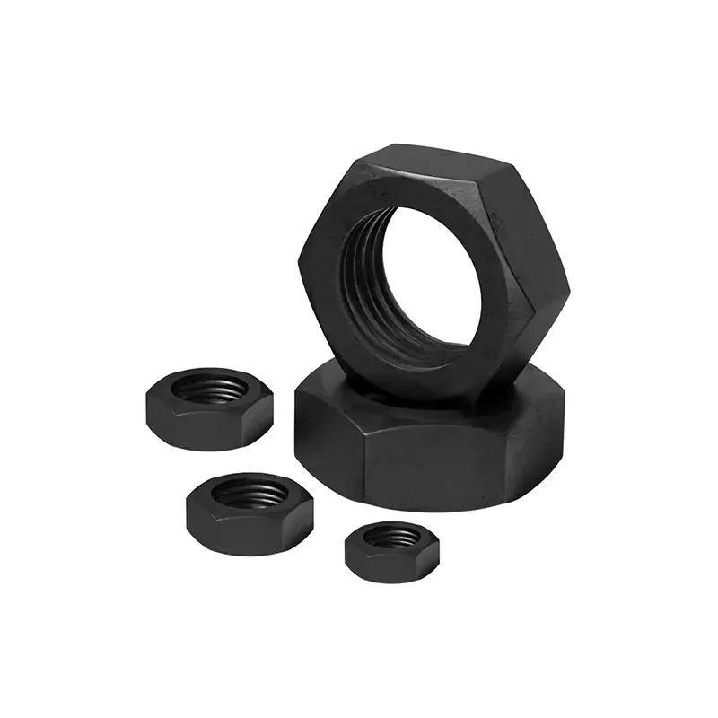 8.8 Class Black High Strength Nut Hexagonal Nut Cap M4 5 6 10 12 14 16 18 20 22 24 30 32 36