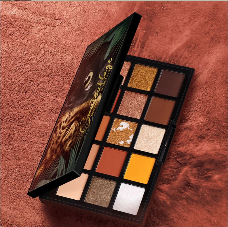 Makeup Wholesale 15 Colors Long Lasting Vegan Makeup Matte Shimmer High pigment New Arrival Customizable Eyeshadow Palette