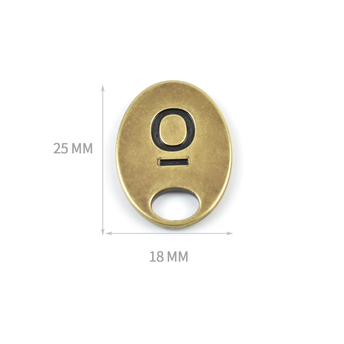 Custom Logo Bag Gold Brand Zipper Pull High Quality Handbag Metal Zipper Puller for Bag