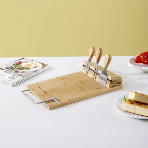 Amazon cheese board set heart shape acacia cheese board with knives