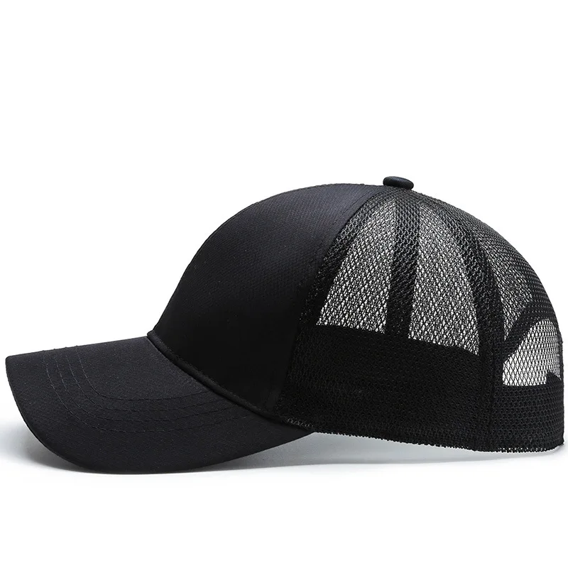 2022 Hot sals High Quality Fashion Custom Logo  Back Mesh Casual Breathable Baseball Cap