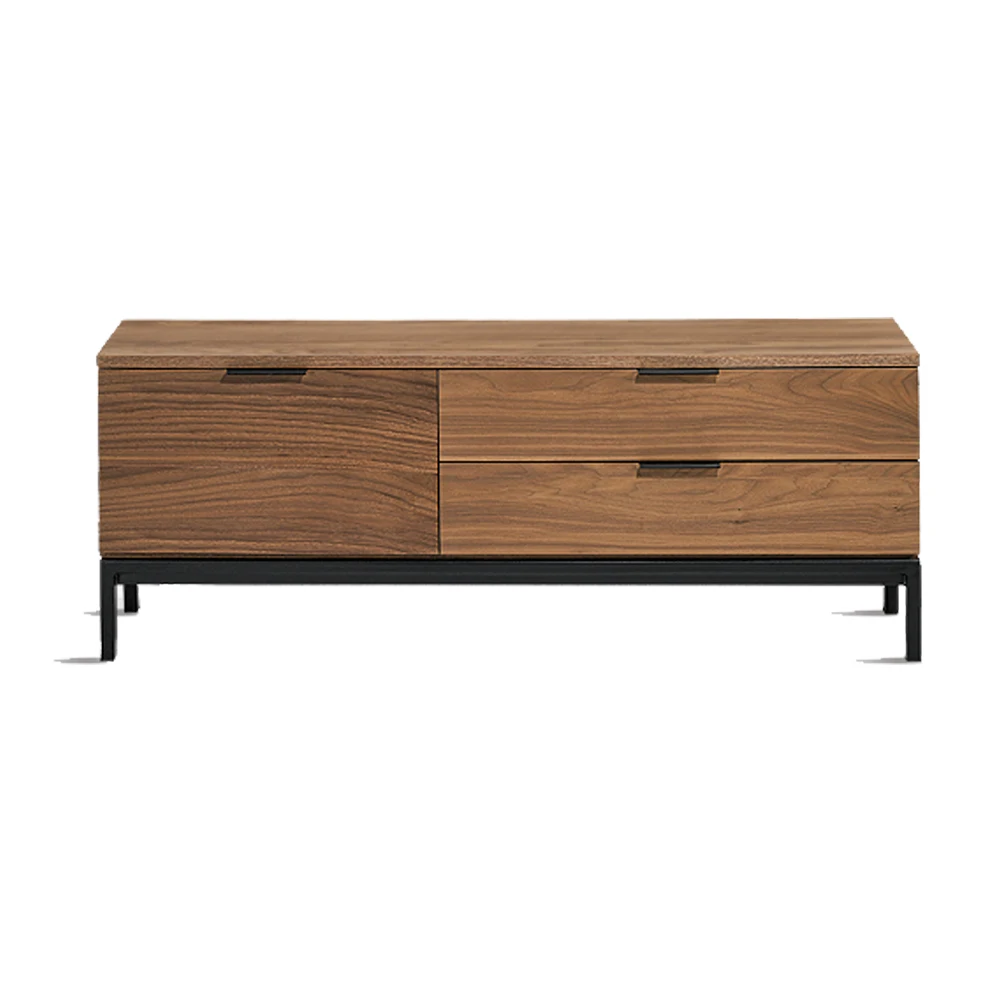 Hot sale new design high quality sideboard walnut veneer cabinet for dining room furniture