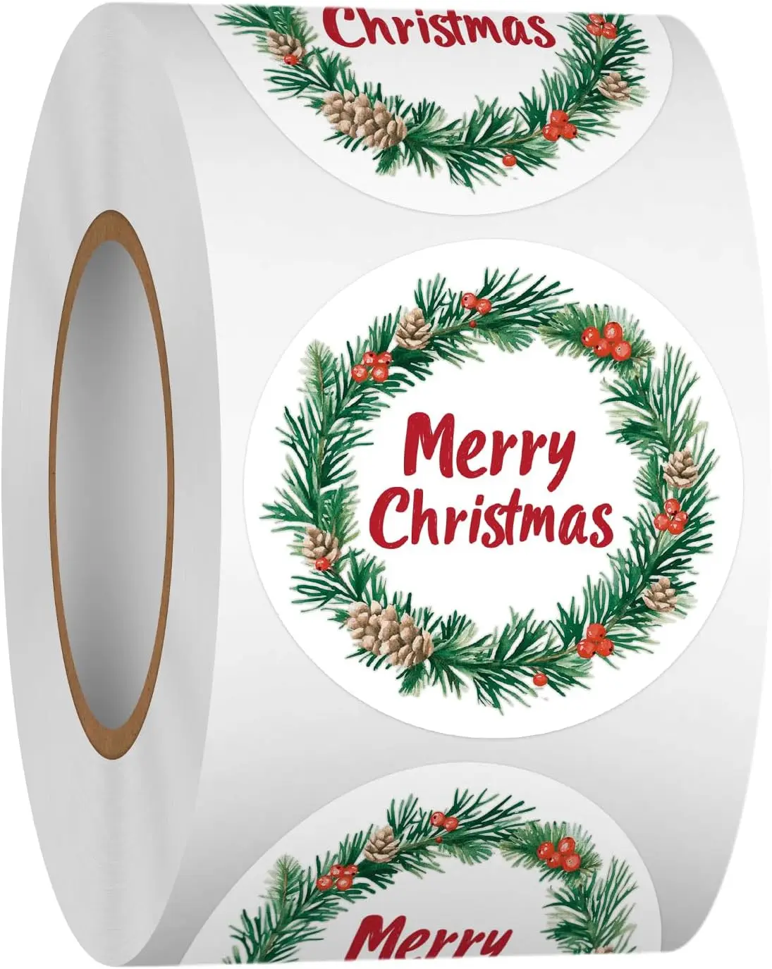 Christmas Stickers Christmas Holiday Labels Stickers for Cards Envelopes Self Adhesive Tag Sticker for Decoration