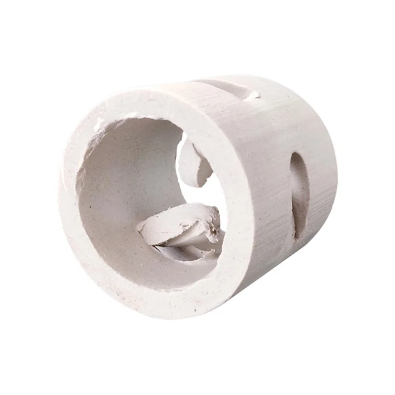 76mm Chemical Tower Packing Ceramic Pall Ring
