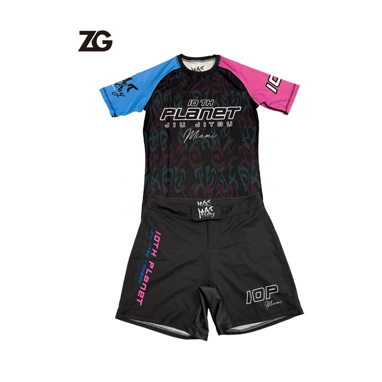 Manufacturer Wholesale Custom Design MMA Rash Guard For Men And Kids Long Sleeve Women Rash Guard With Logo