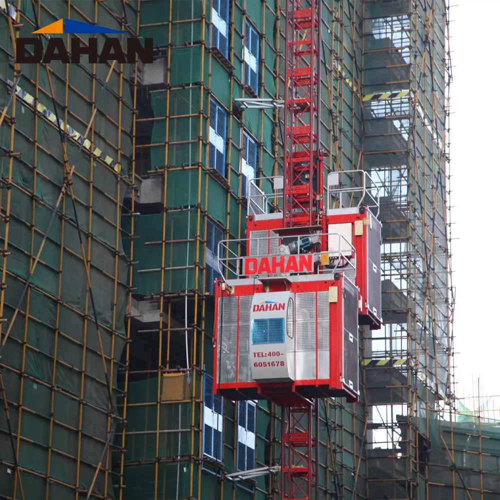 SC200/200 100m/min High Speed Construction Material Lifing Hoist