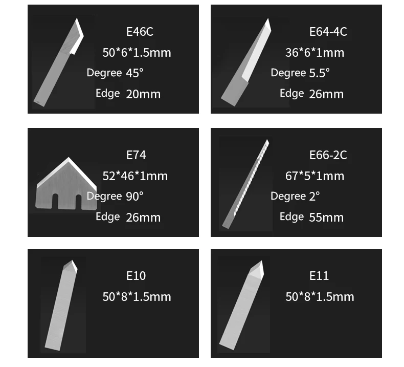 Tungsten Steel Zund Z51 Z10 Flat Stock Drag Blade For Cad Cutting Knife
