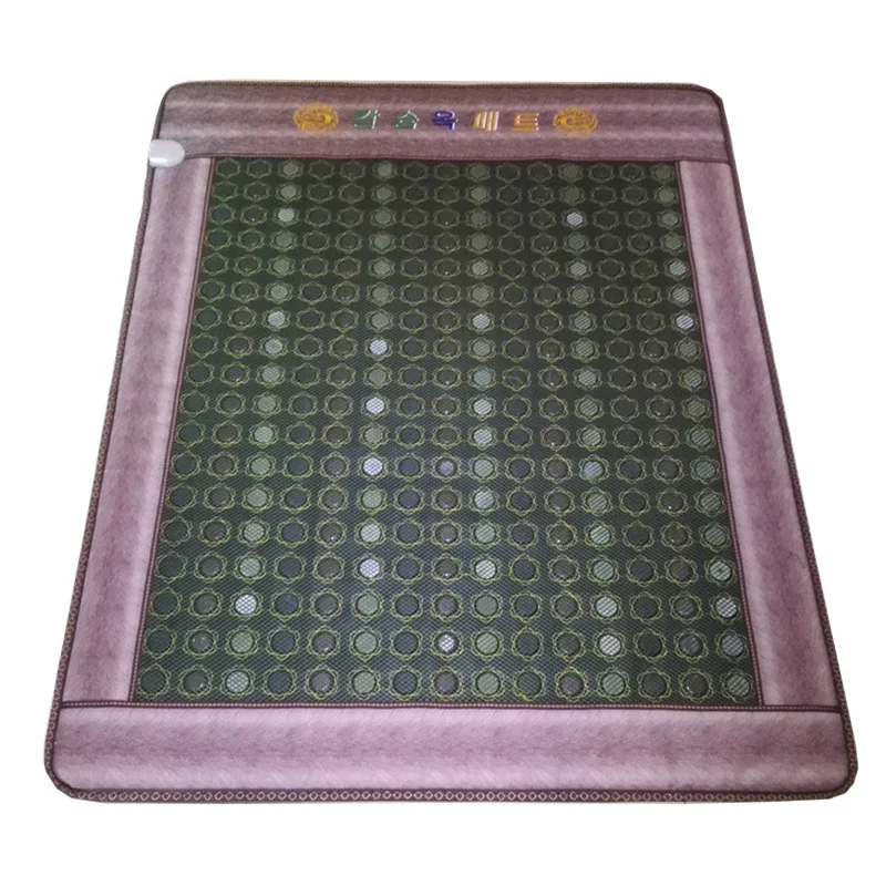 Wholesale Tourmaline Massage Bed Mattress Infrared Jade Stone Heating Mat Pad for Health Care
