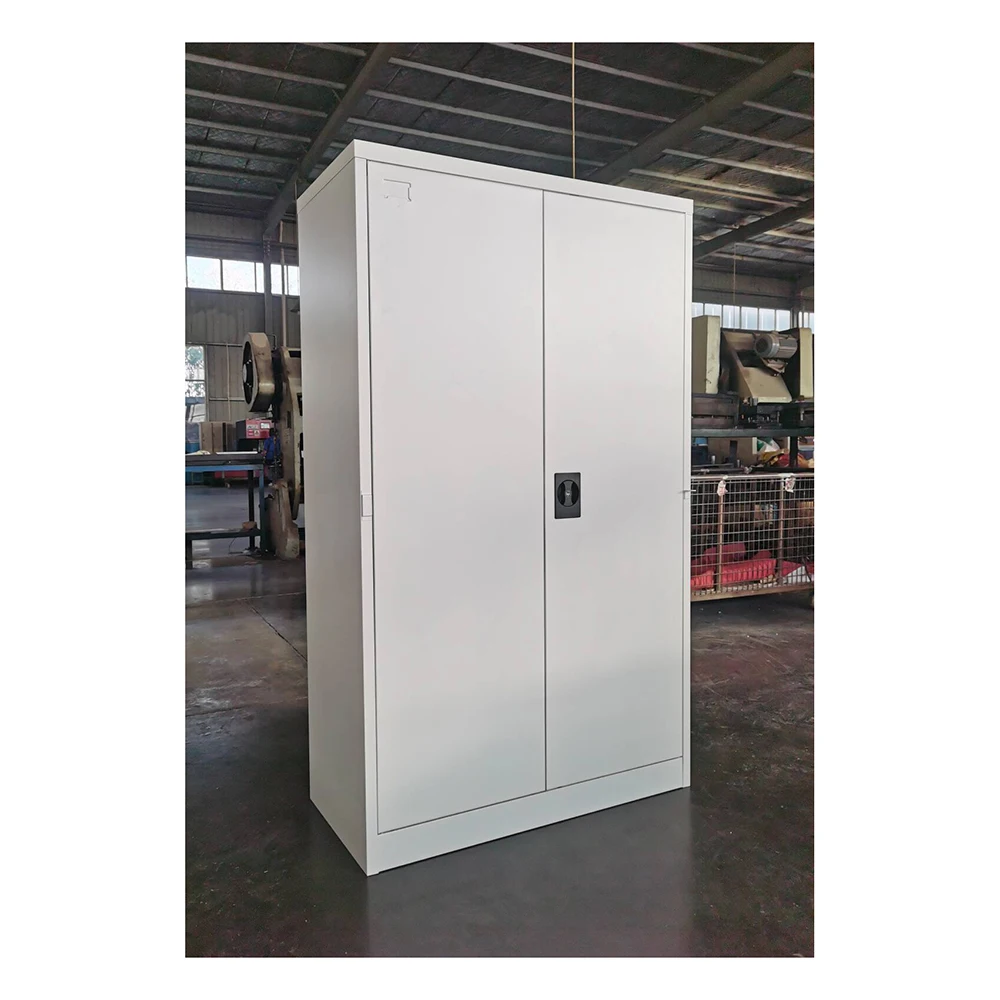 Office Furniture Steel Cupboard Office Steel Filing Cabinet Metal Cupboard Metal Storage Cabinet File with 2 Swing Doors