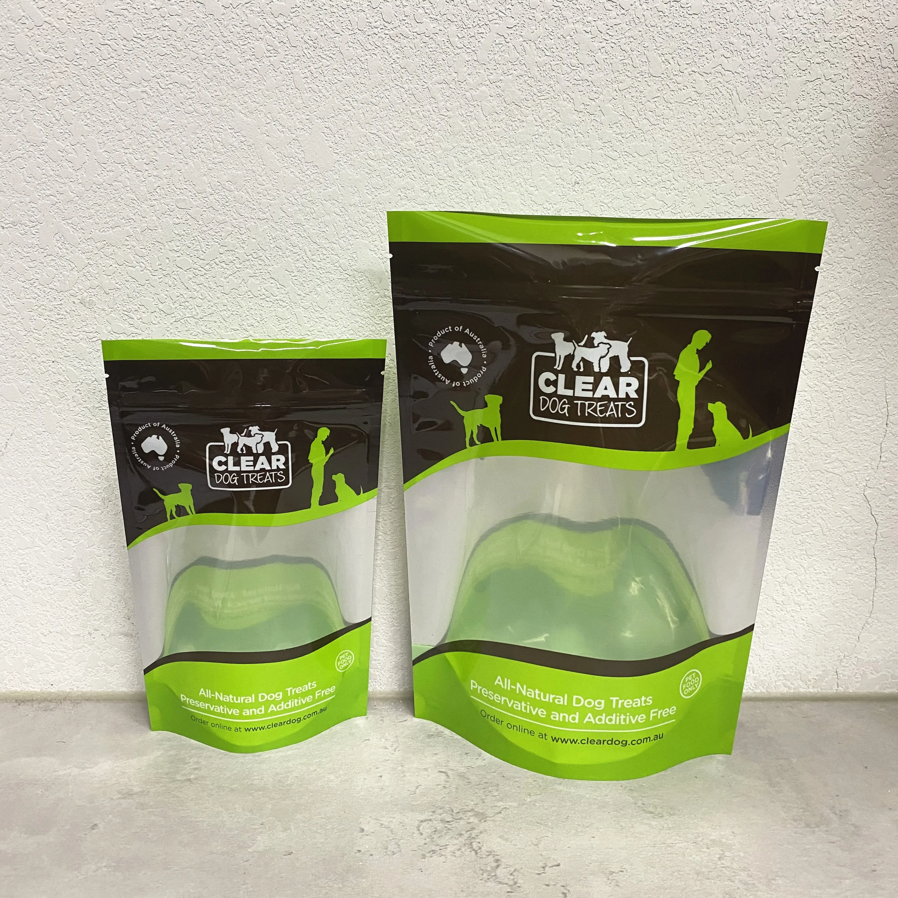 Другой упаковочный материал, пищевой пластик, молния сверху, 250 г, 500 г, пакет для корма собак с окошком